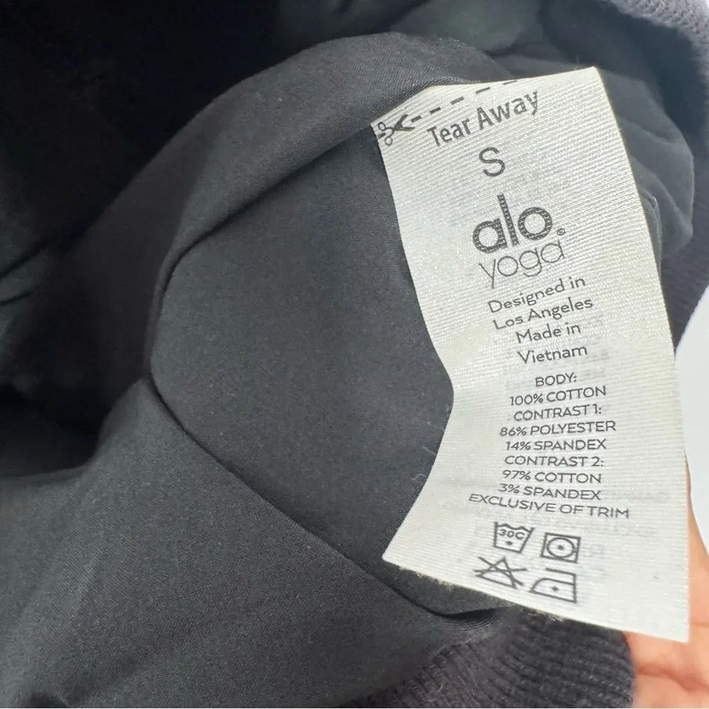 Alo yoga zip up jacket size small